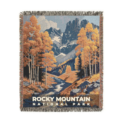 Rocky Mountain National Park Woven Blanket | S19