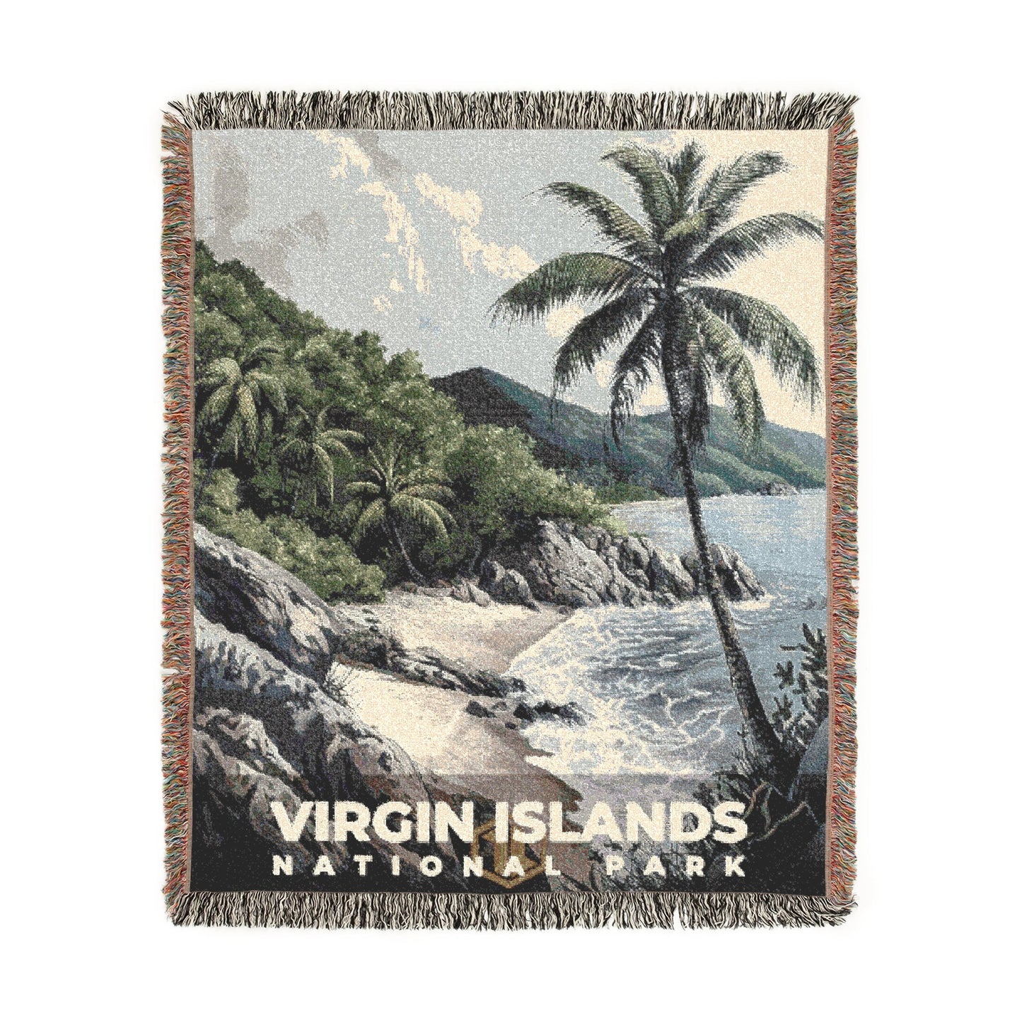 Virgin Islands National Park Woven Blanket | S17
