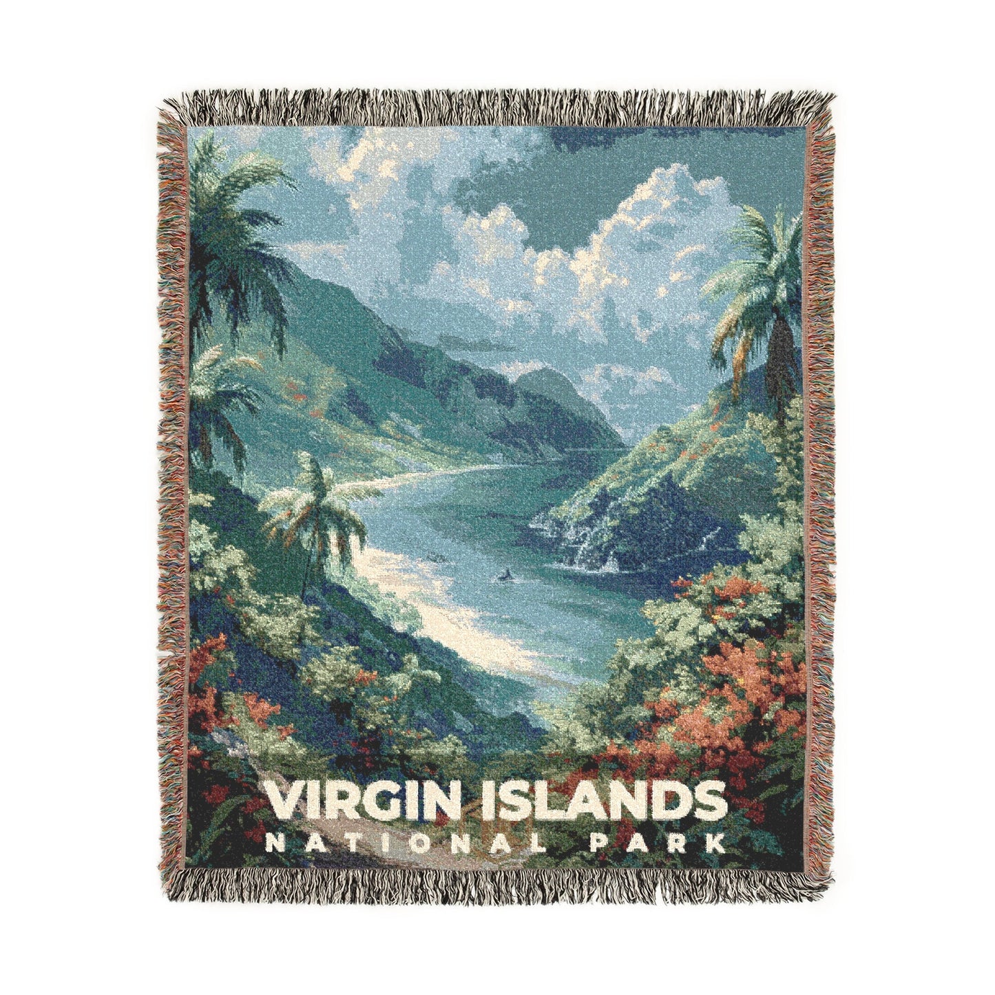 Virgin Islands National Park Woven Blanket | S13