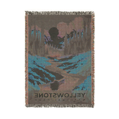 Yellowstone National Park Woven Blanket | S20
