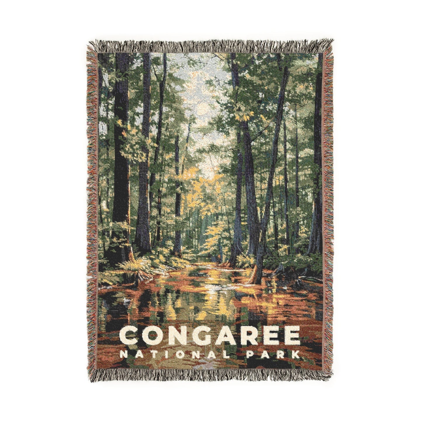 Congaree National Park Woven Blanket | S18