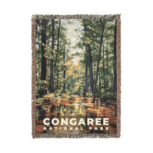 Congaree National Park Woven Blanket | S18