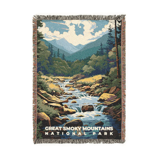 Great Smoky Mountains National Park Woven Blanket | S07