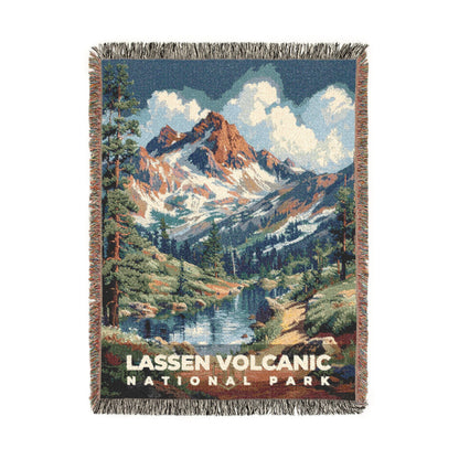 Lassen Volcanic National Park Woven Blanket | S18