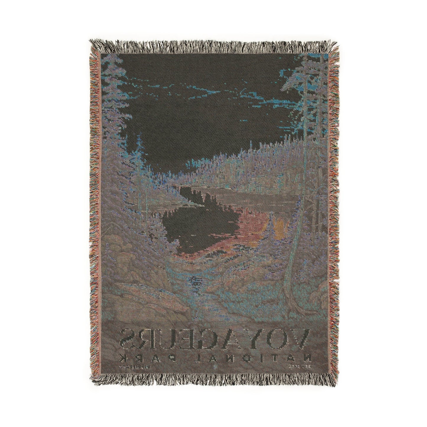 Voyageurs National Park Woven Blanket | S02
