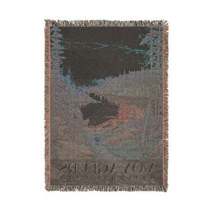 Voyageurs National Park Woven Blanket | S02