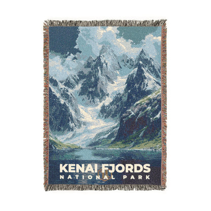 Kenai Fjords National Park Woven Blanket | S13