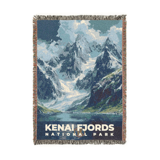 Kenai Fjords National Park Woven Blanket | S13