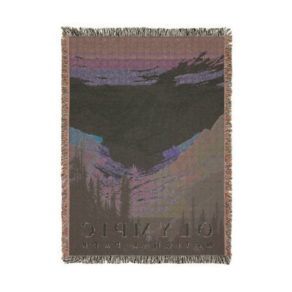 Olympic National Park Woven Blanket | S01