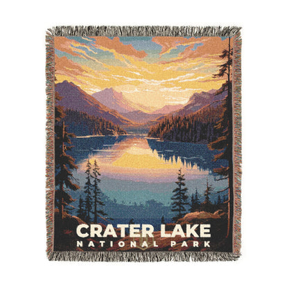 Crater Lake National Park Woven Blanket | S07