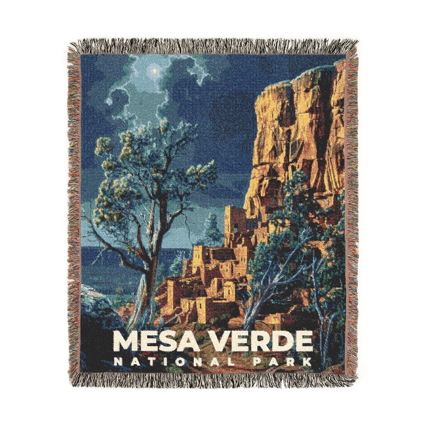 Mesa Verde National Park Woven Blanket | S16