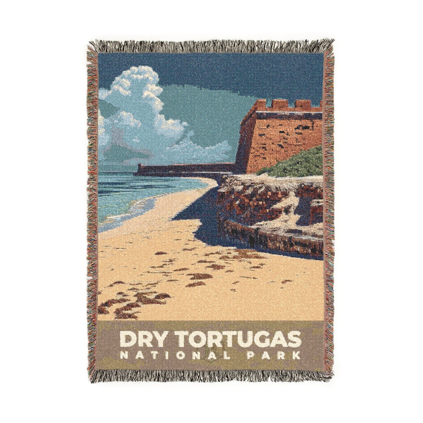 Dry Tortugas National Park Woven Blanket | S19