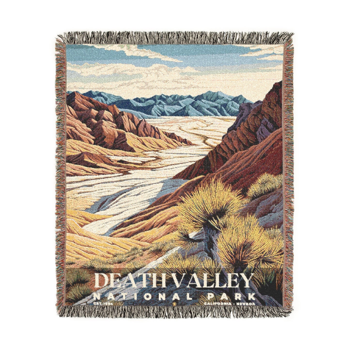 Death Valley National Park Woven Blanket | S02