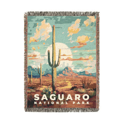 Saguaro National Park Woven Blanket | S06