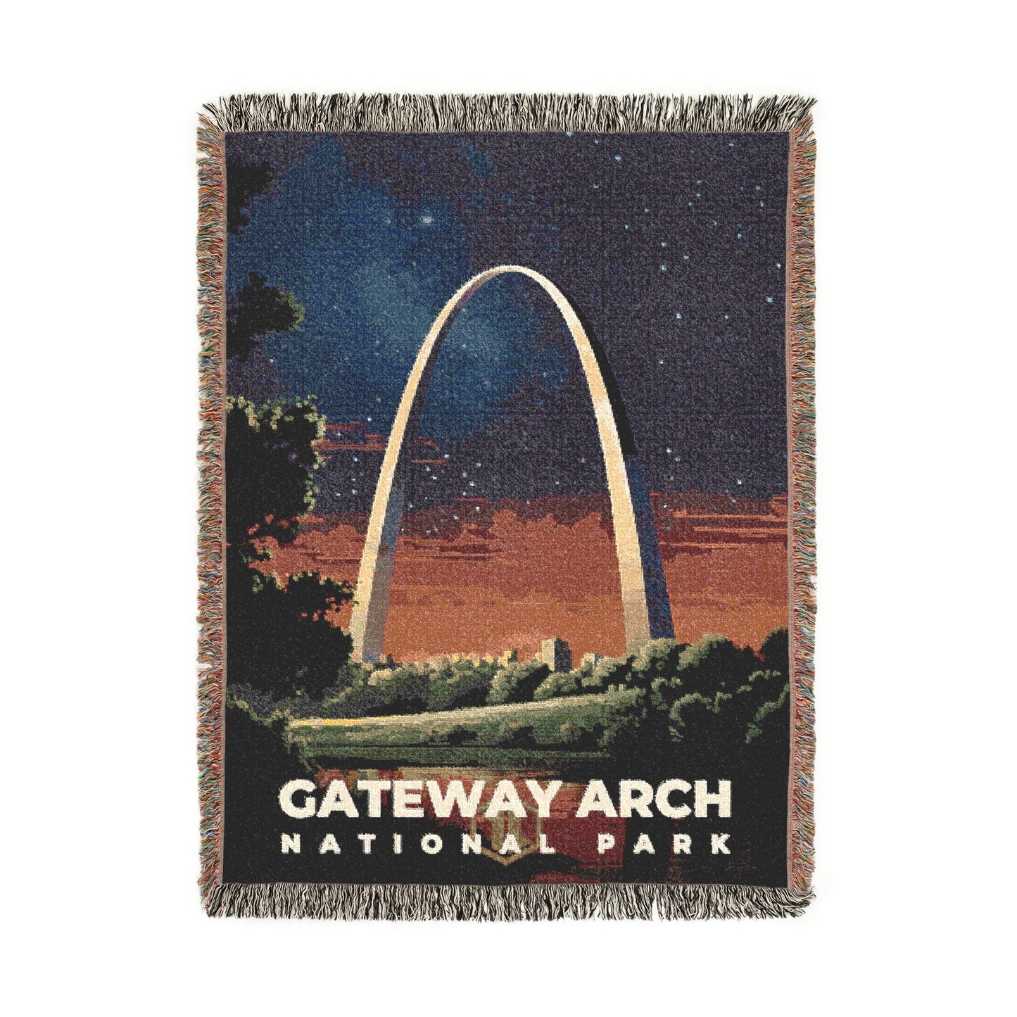 Gateway Arch National Park Woven Blanket | S07