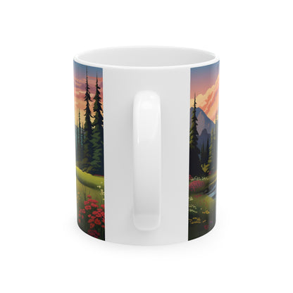 Lassen Volcanic National Park Mug | White Ceramic Mug (11oz, 15oz)