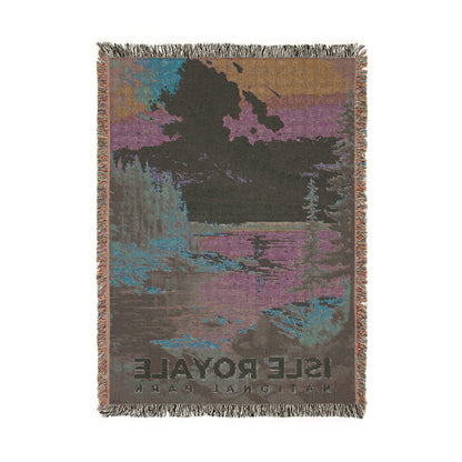 Isle Royale National Park Woven Blanket | S06