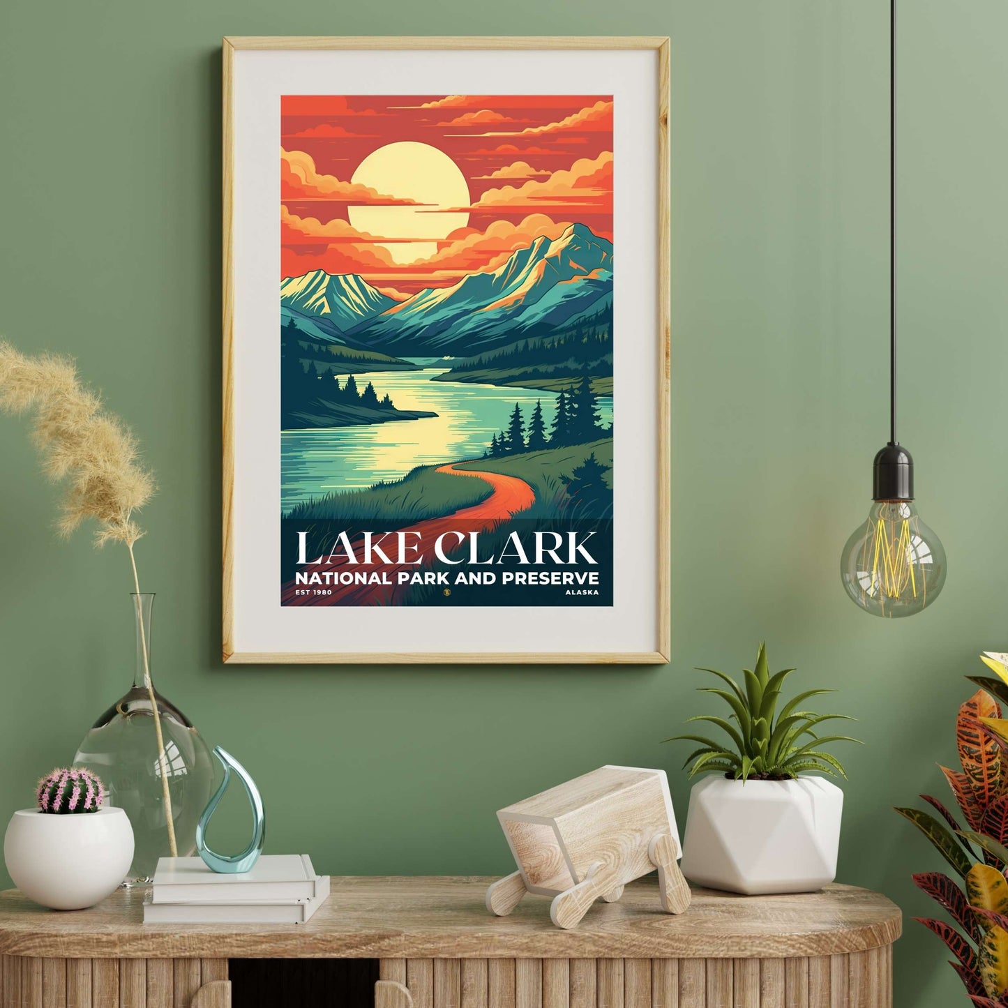 Lake Clark National Park Poster | S05