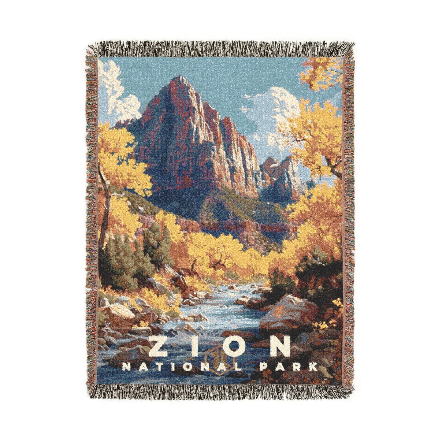 Zion National Park Woven Blanket | S18