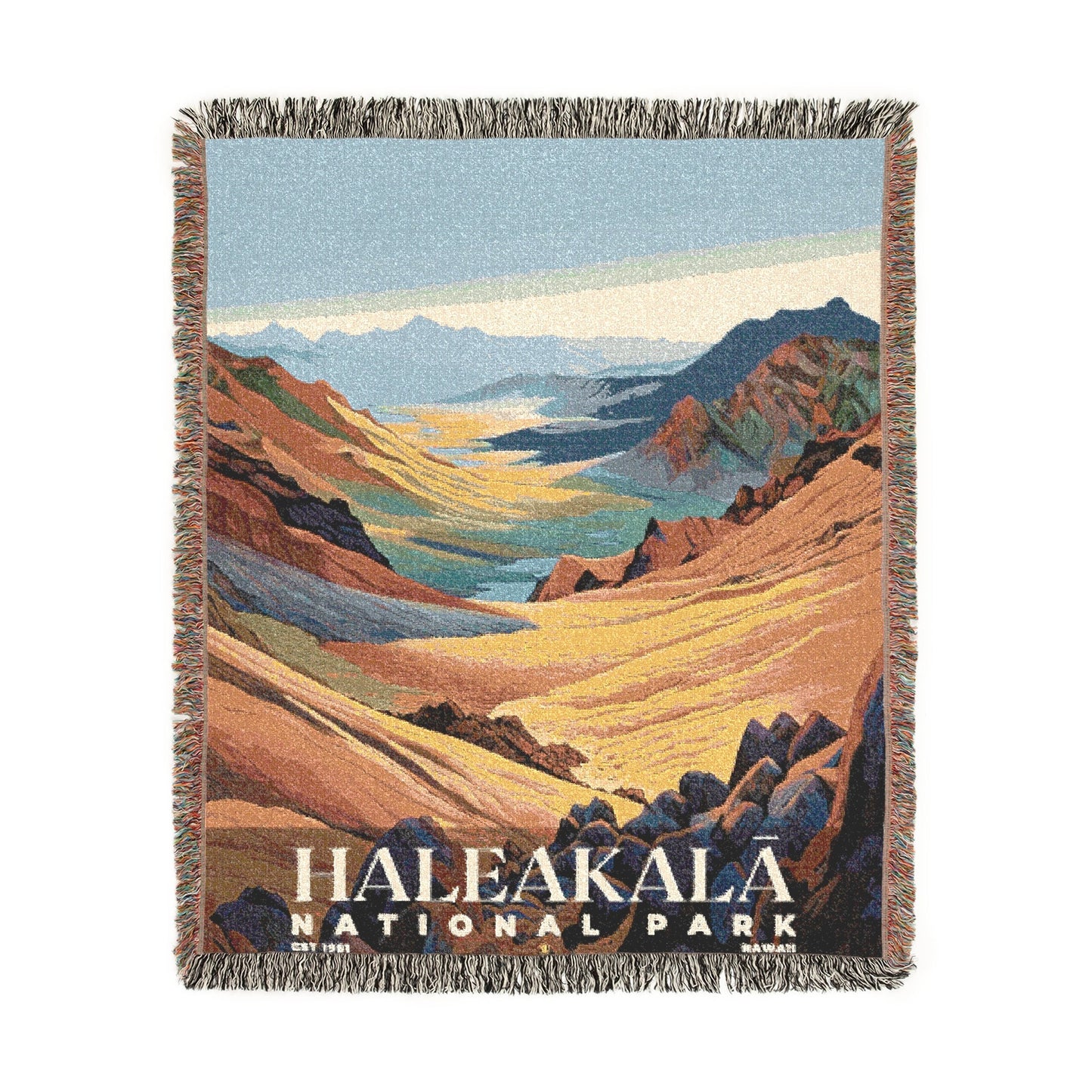 Haleakala National Park Woven Blanket | S02