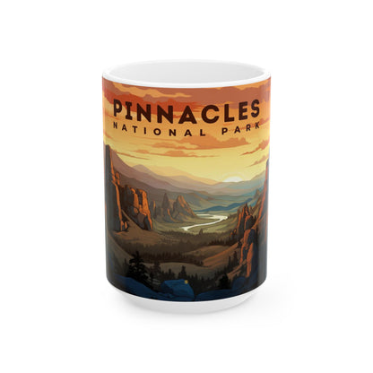 Pinnacles National Park Mug | White Ceramic Mug (11oz, 15oz)