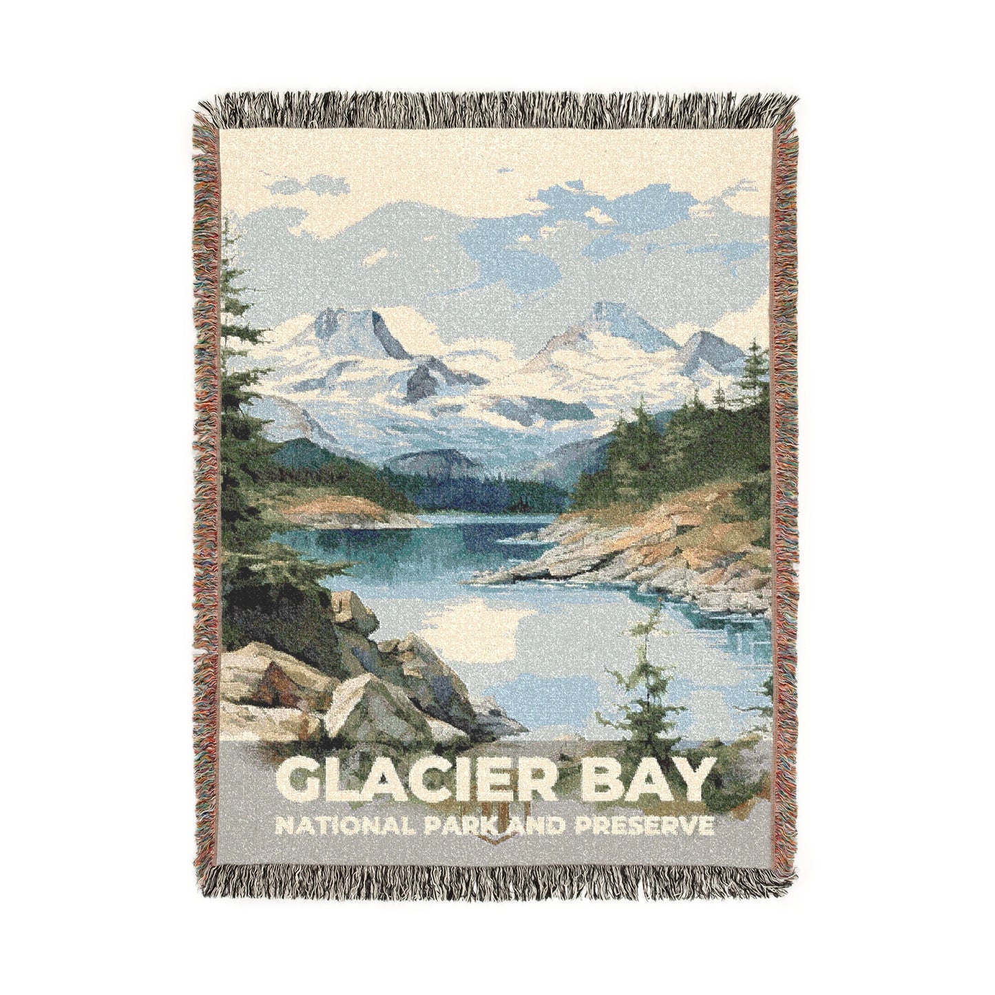 Glacier Bay National Park Woven Blanket | S08