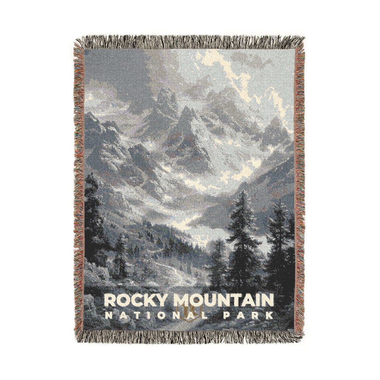 Rocky Mountain National Park Woven Blanket | S15