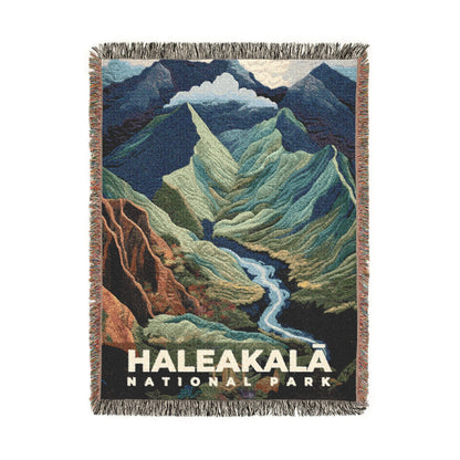 Haleakala National Park Woven Blanket | S09