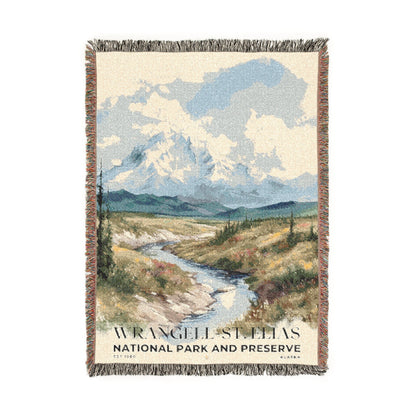 Wrangell-St. Elias National Park Woven Blanket | S04