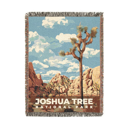 Joshua Tree National Park Woven Blanket | S06