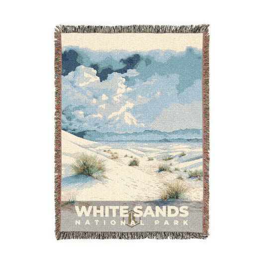 White Sands National Park Woven Blanket | S08
