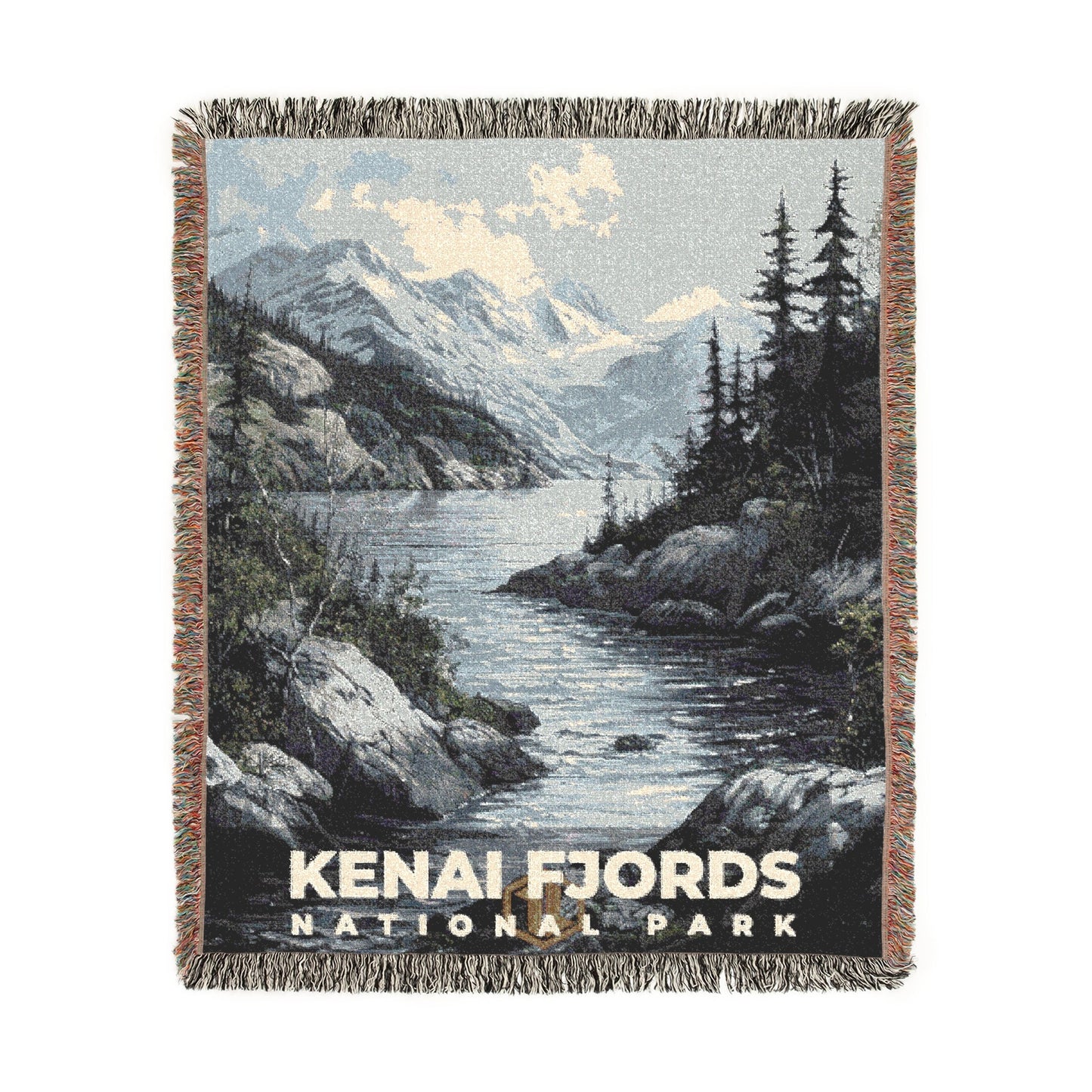 Kenai Fjords National Park Woven Blanket | S17