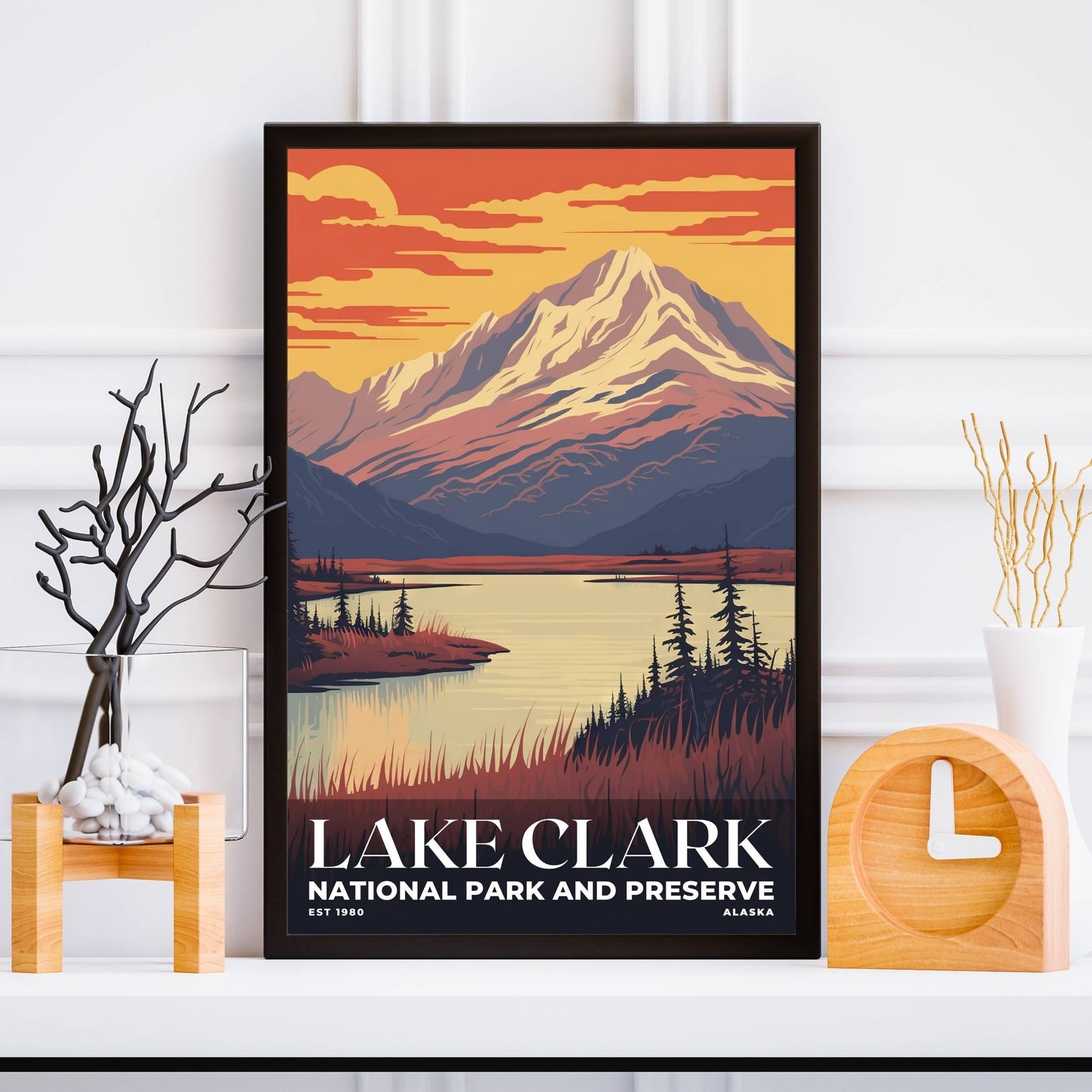 Lake Clark National Park Poster | S03