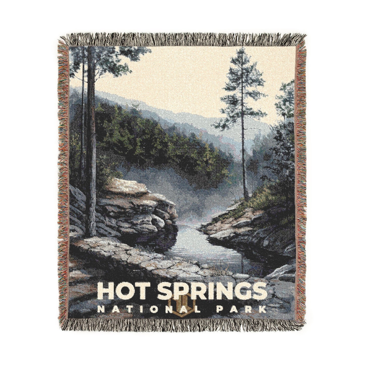 Hot Springs National Park Woven Blanket | S17