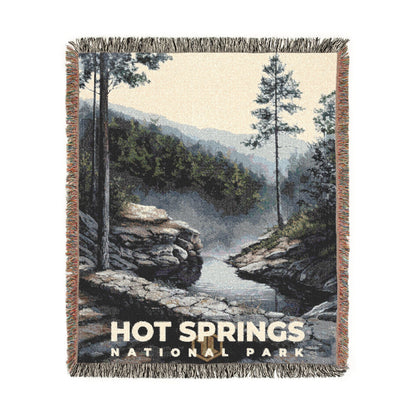Hot Springs National Park Woven Blanket | S17