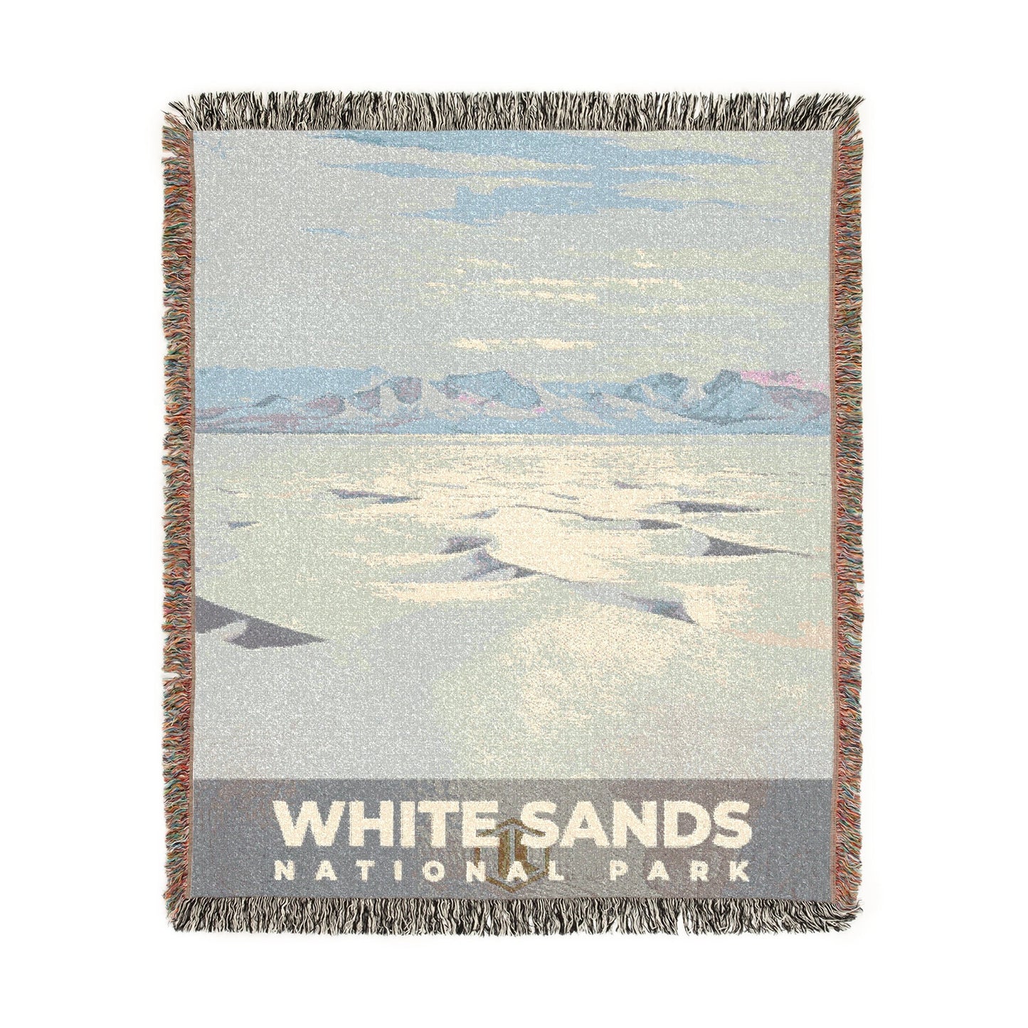 White Sands National Park Woven Blanket | S09