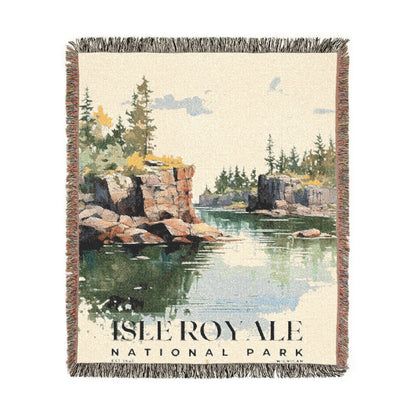 Isle Royale National Park Woven Blanket | S04