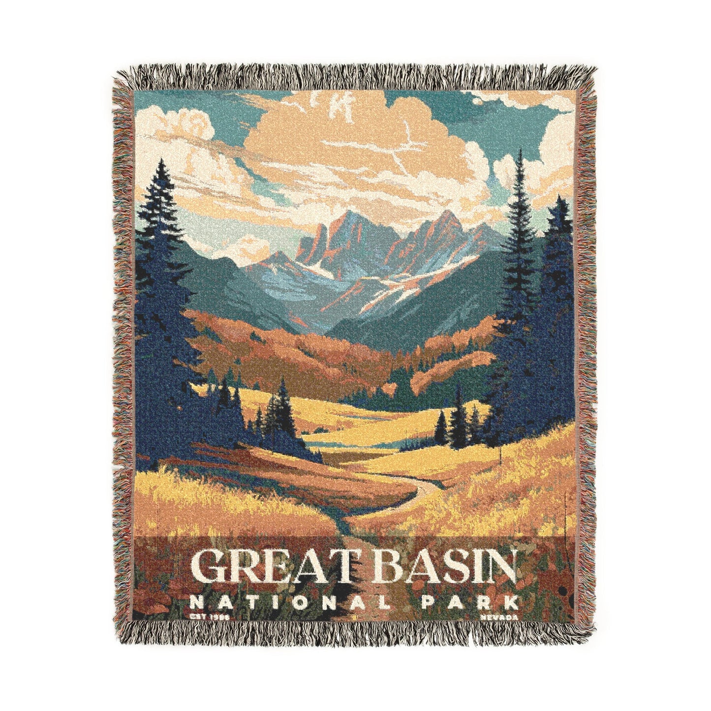 Great Basin National Park Woven Blanket | S05