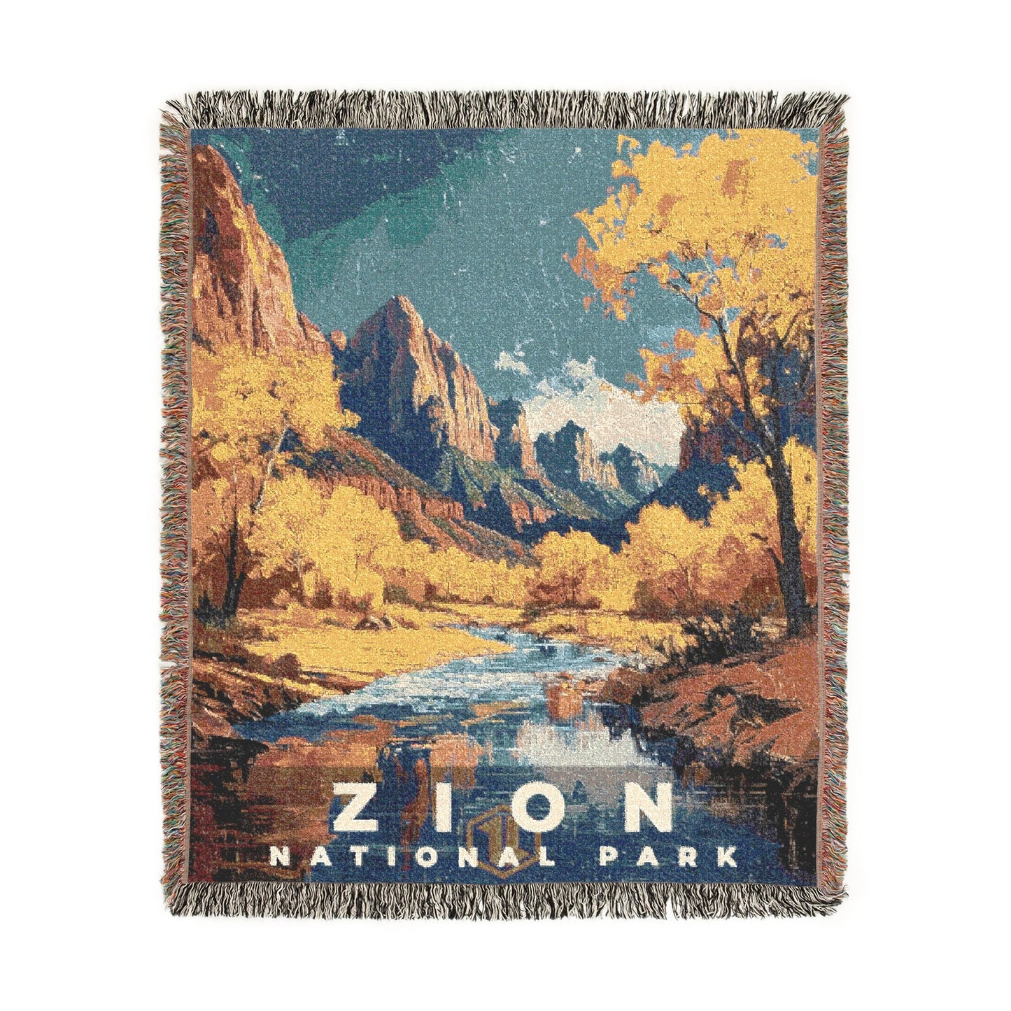 Zion National Park Woven Blanket | S14