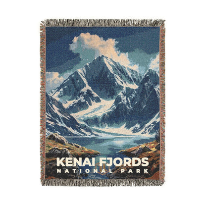 Kenai Fjords National Park Woven Blanket | S16
