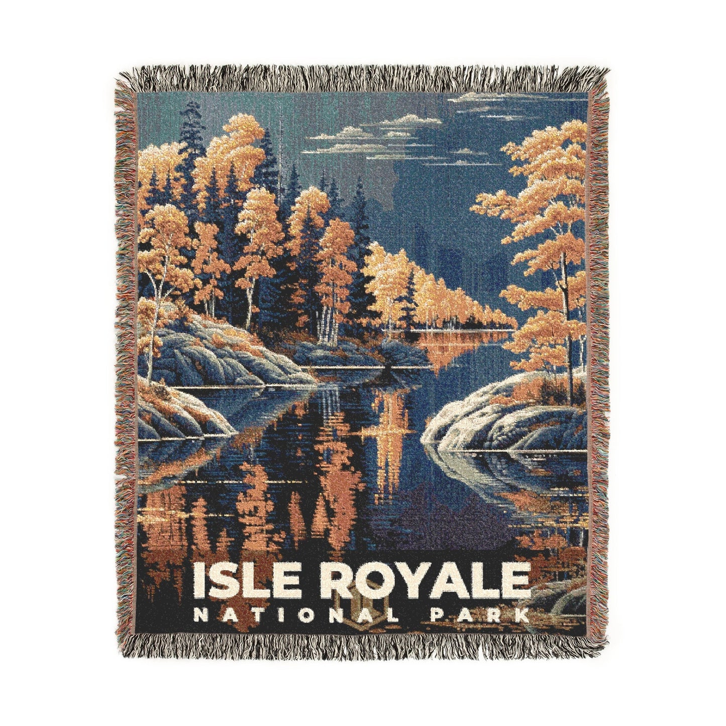 Isle Royale National Park Woven Blanket | S19