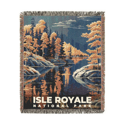 Isle Royale National Park Woven Blanket | S19