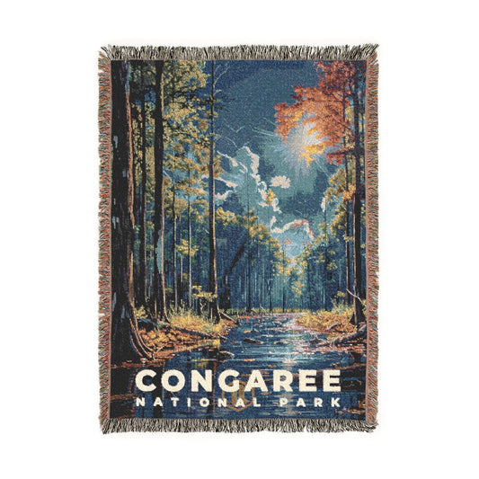 Congaree National Park Woven Blanket | S16