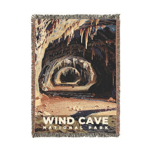 Wind Cave National Park Woven Blanket | S19