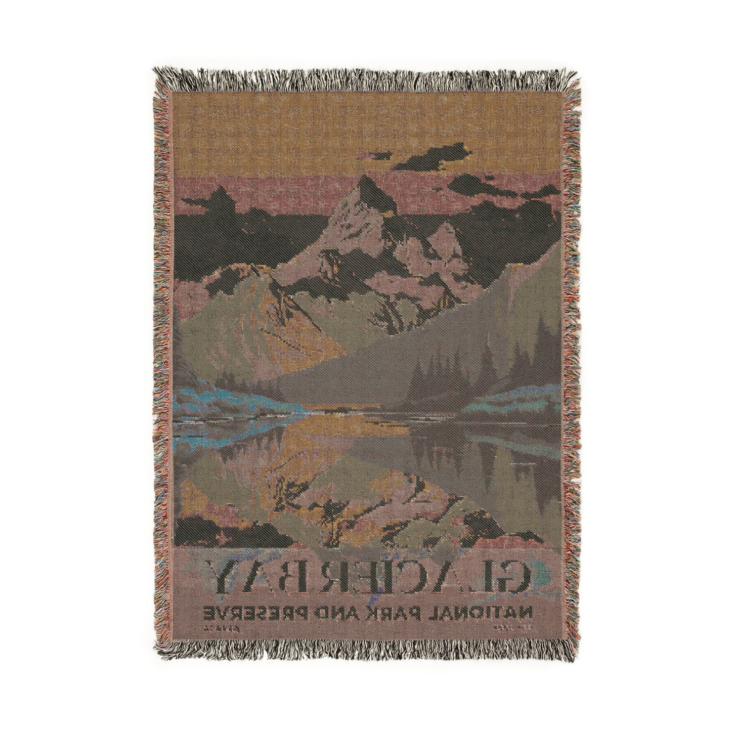 Glacier Bay National Park Woven Blanket | S03