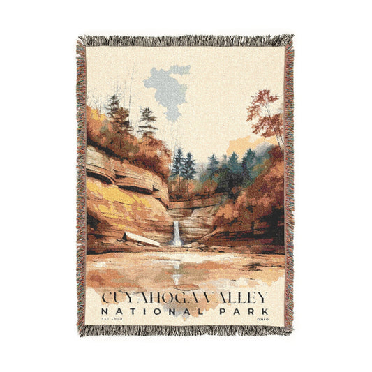 Cuyahoga Valley National Park Woven Blanket | S04