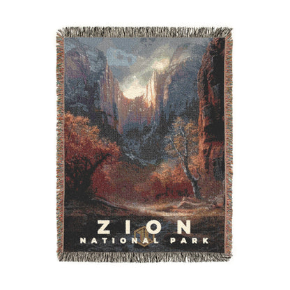 Zion National Park Woven Blanket | S12