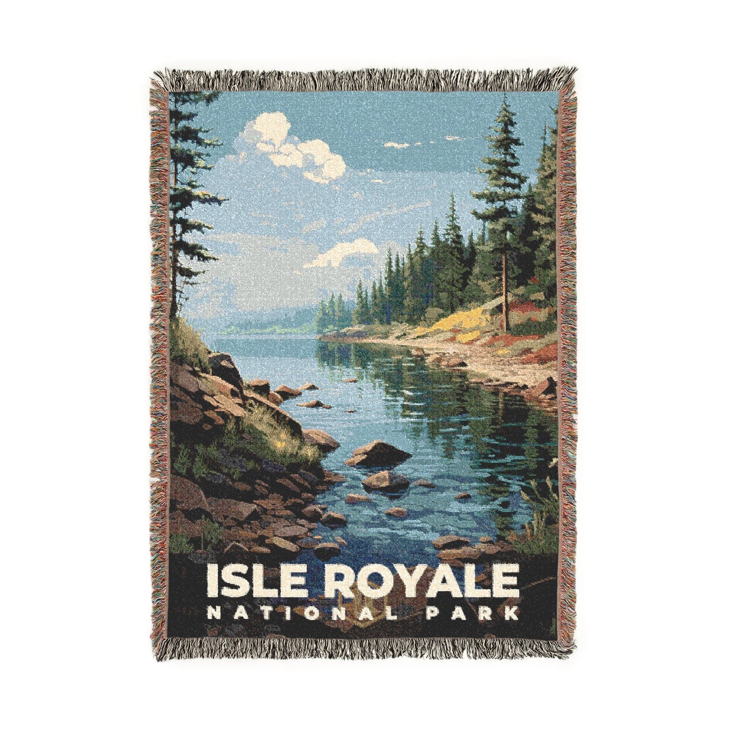 Isle Royale National Park Woven Blanket | S07
