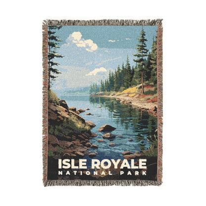 Isle Royale National Park Woven Blanket | S07