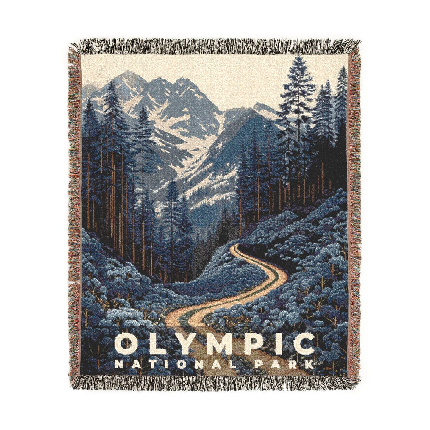 Olympic National Park Woven Blanket | S19